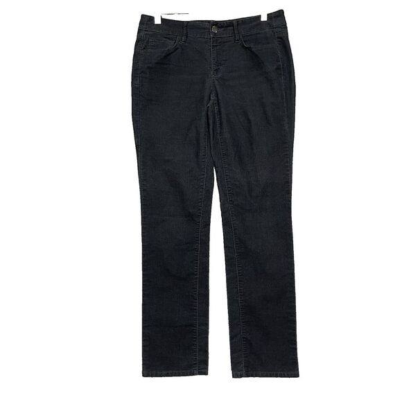 LOFT Denim - Loft Jeans Womens 6 28 Black‎ Corduroy Modern Straight Cords Minimalist Stretch